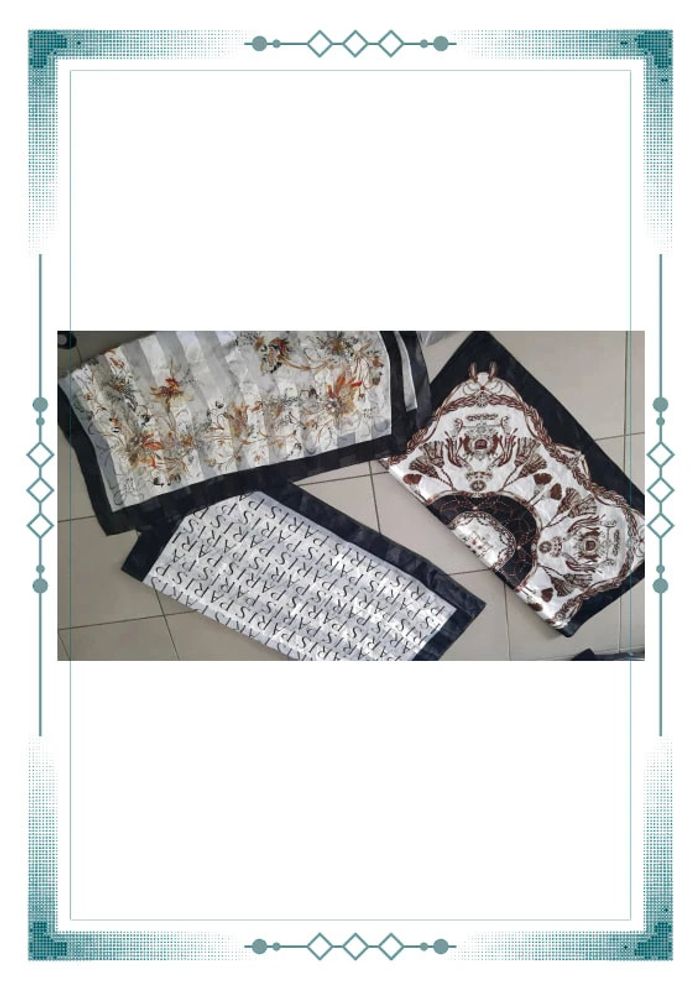 🌸 LOT de 3 foulards - photo numéro 3