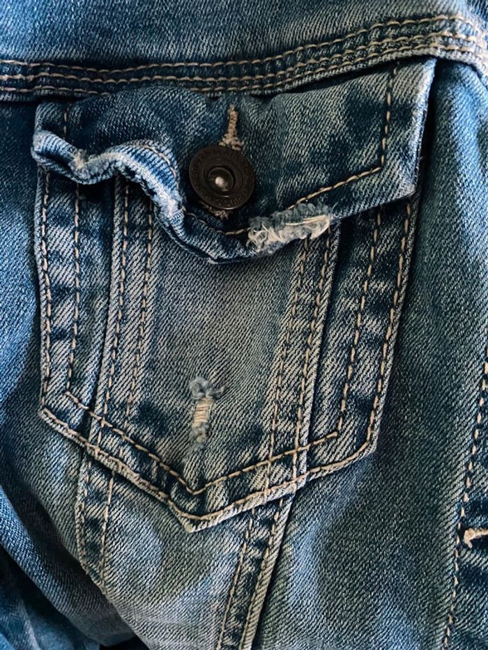 Veste en jeans Stradivarius Taille M - photo numéro 7