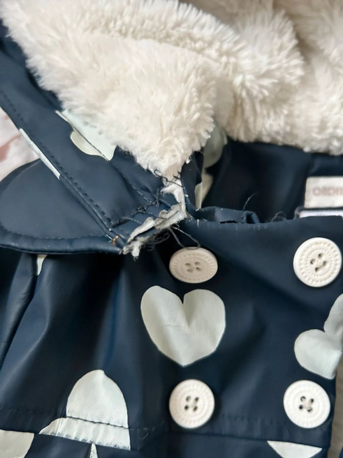 Veste imperméable fille cœur - photo numéro 7
