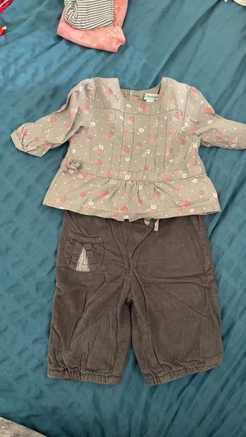 Ensemble fille 3 mois