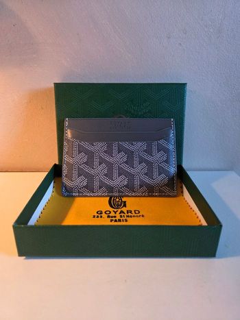 Porte carte goyard Saint supplice gris alpin 👛