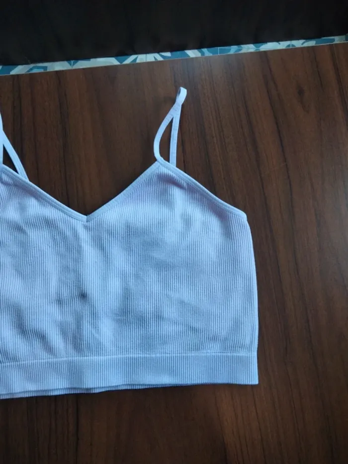 Crop top fushia Primark Taille L - photo numéro 2