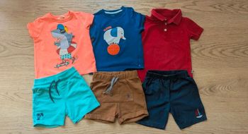 Lot vêtements été garçon 2 ans
