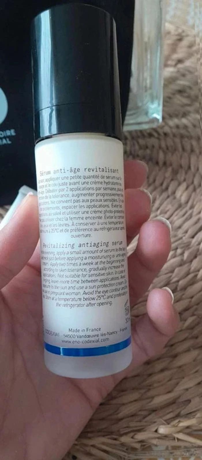 Duo rituel retinol contrôle eno codexial neuf serum et crème anti taches avec trousse - photo numéro 4