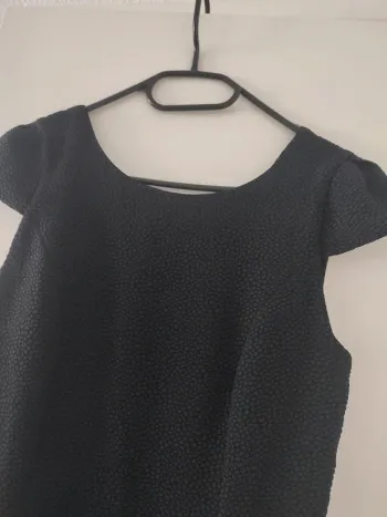 Robe gaufrée camaïeu
