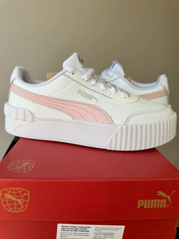 Basket puma Carina lift platform. Femme. Taille 36 . Couleur blanche.