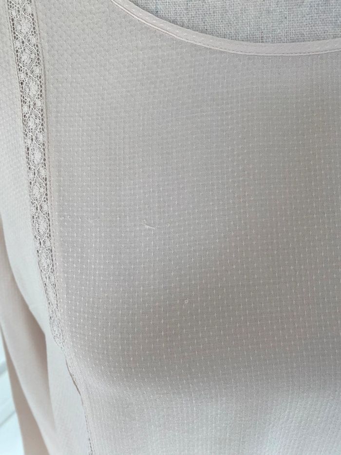 Blouse beige rosé des petits hauts taille 2 - photo numéro 2