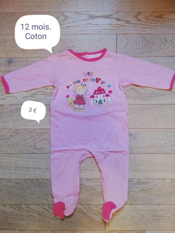 Pyjama fille coton