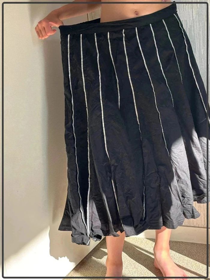 Jupe longue taille 46 marque bleu bonheur - photo numéro 2