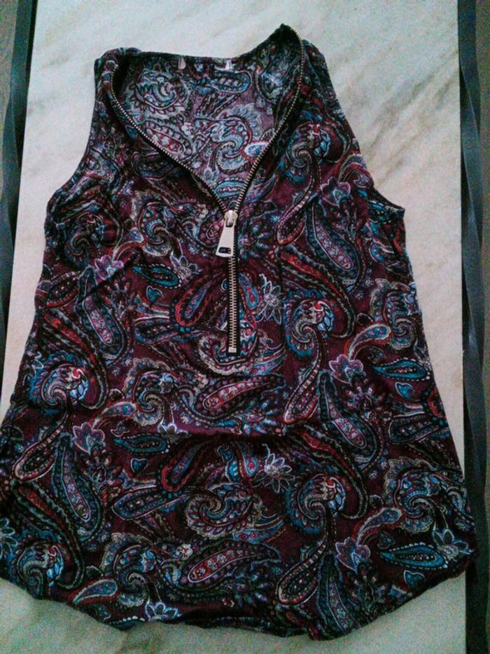 Débardeur multicolore