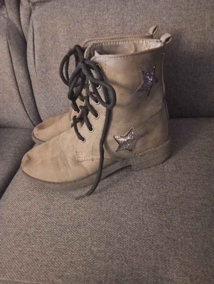 Bottines à lacets fille 32