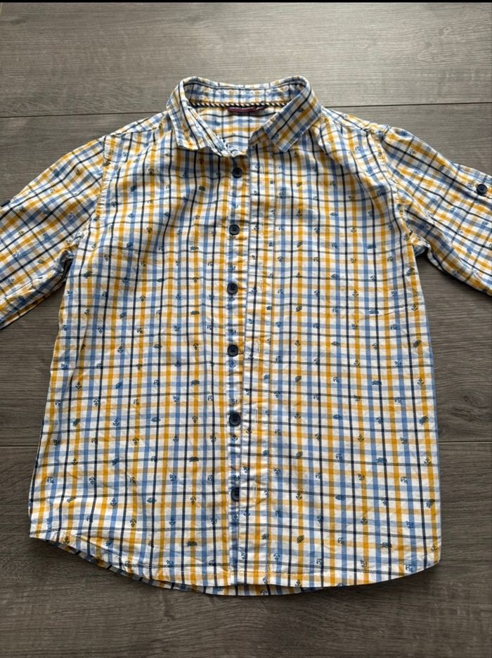 Chemise à carreaux Sergent Major garçon 10 ans - photo numéro 2