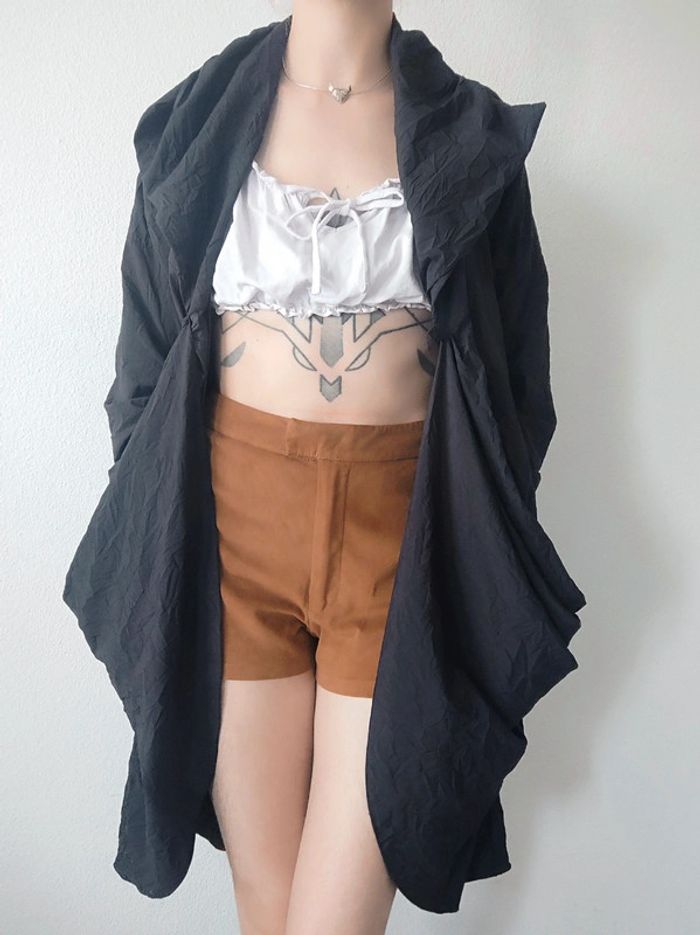 Robe pirate veste portefeuille noir vintage / Equalence Paris - 42/XL - photo numéro 7