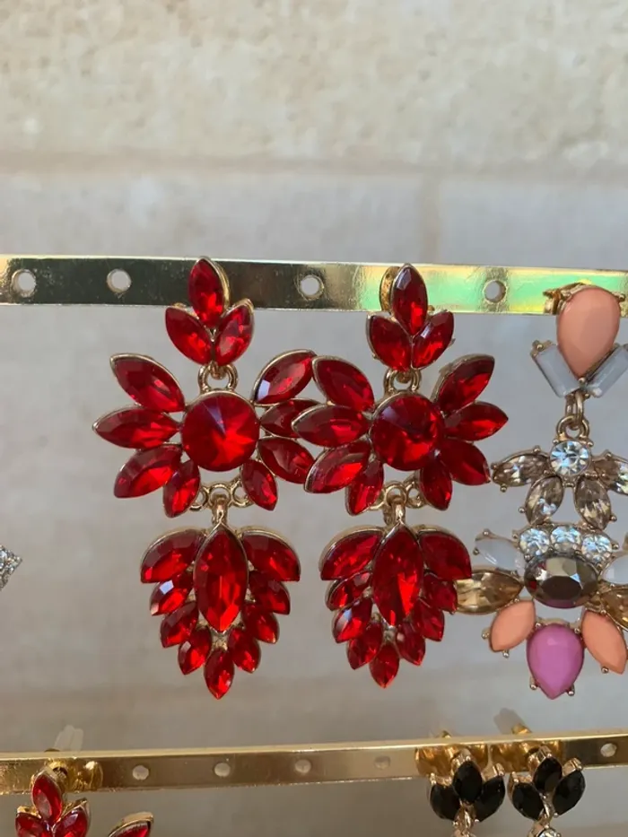 Boucle d’oreille 1 paire bijoux fantaisies - photo numéro 2