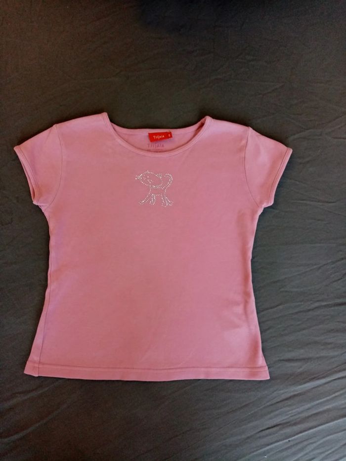T-shirt rose Taille 6 ans