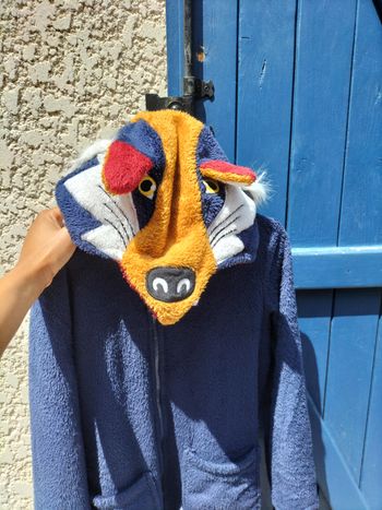 Pyjama combinaison renard pour enfant