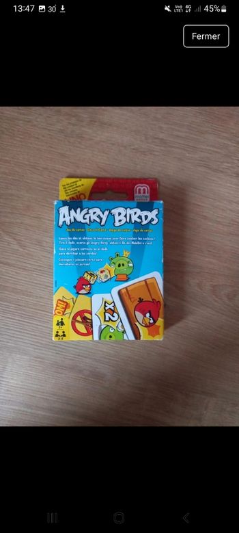 Uno Angry birds