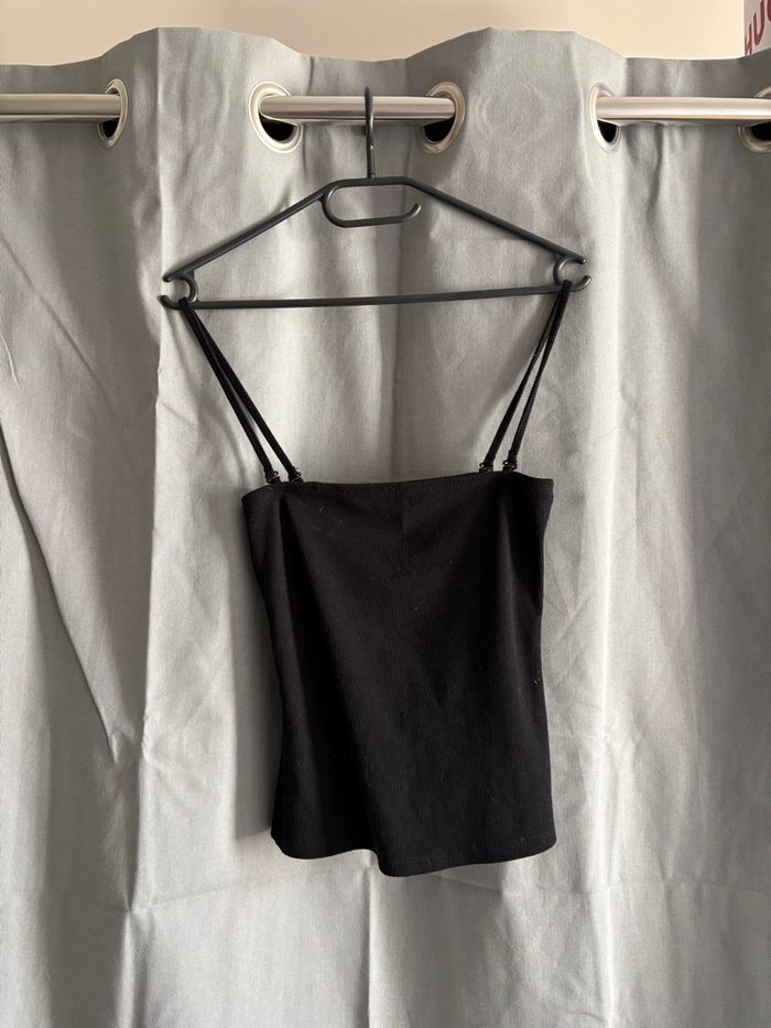 Haut noir à fines bretelles Pimkie taille S - photo numéro 5