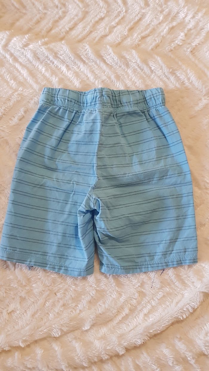 Short fin a rayure bleu - photo numéro 2