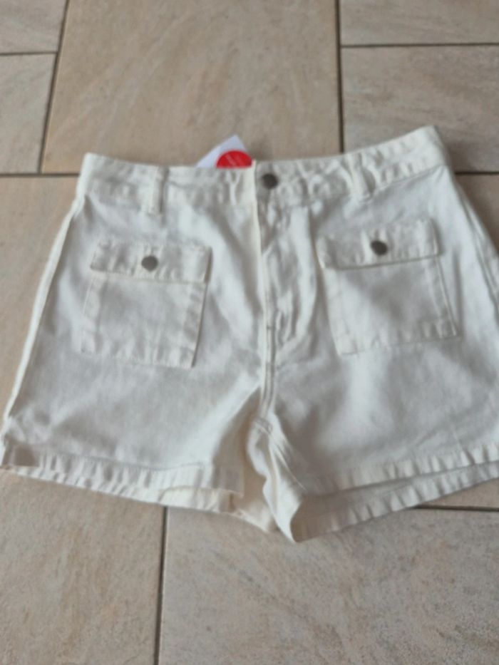 Short blanc Camaieu