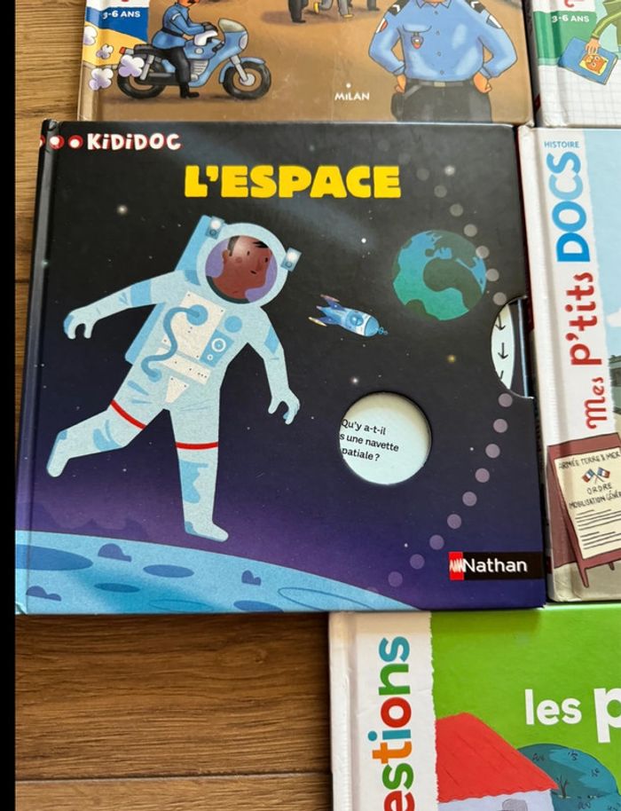 Lot livres mes p’tits docs Nathan - photo numéro 4