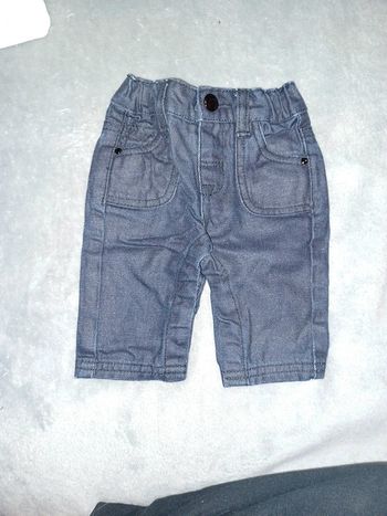 Jean pantalon réglable 1 mois kitchoun