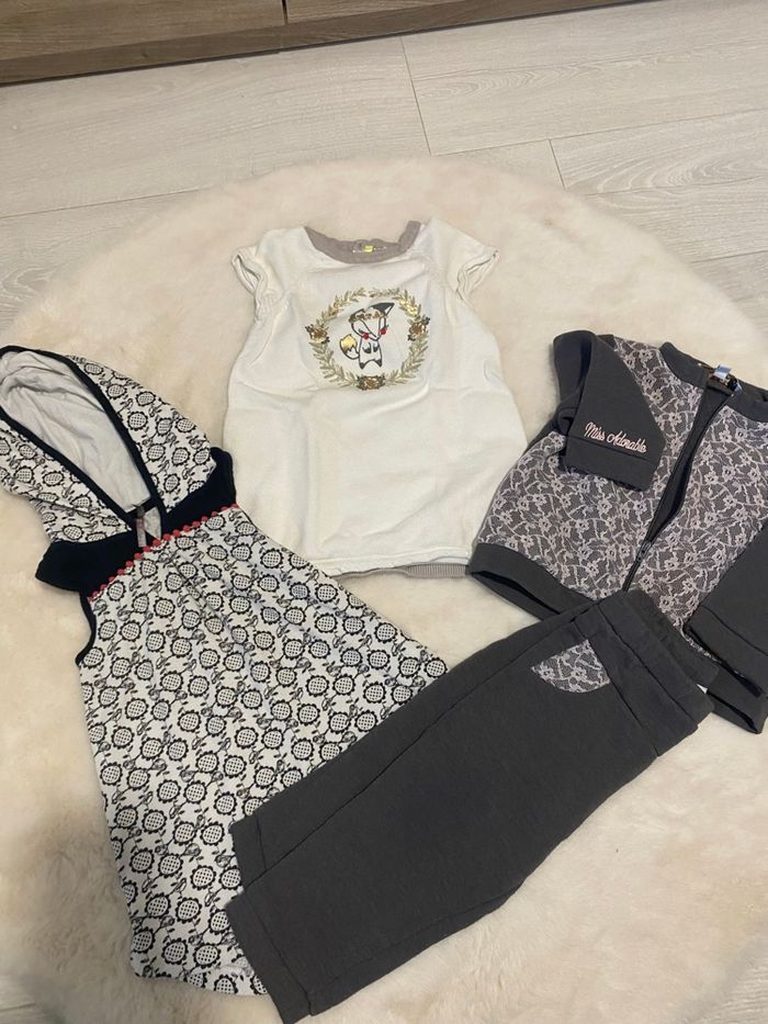 Lot de robes et tunique hiver fille – Taille 18 mois – TBE - photo numéro 7