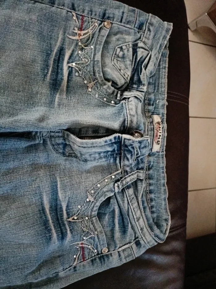 Jean 36 shimo strass - photo numéro 2