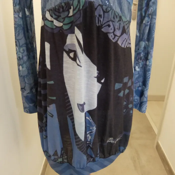 Robe bleue Desigual - photo numéro 3
