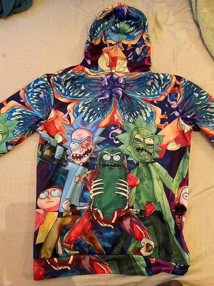 Sweat à capuche: Rick et Morty - photo numéro 2