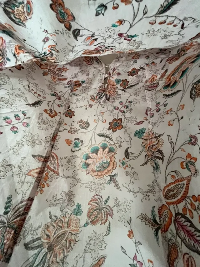 Chemise légère T 40/42- voile de coton - TBE - photo numéro 7