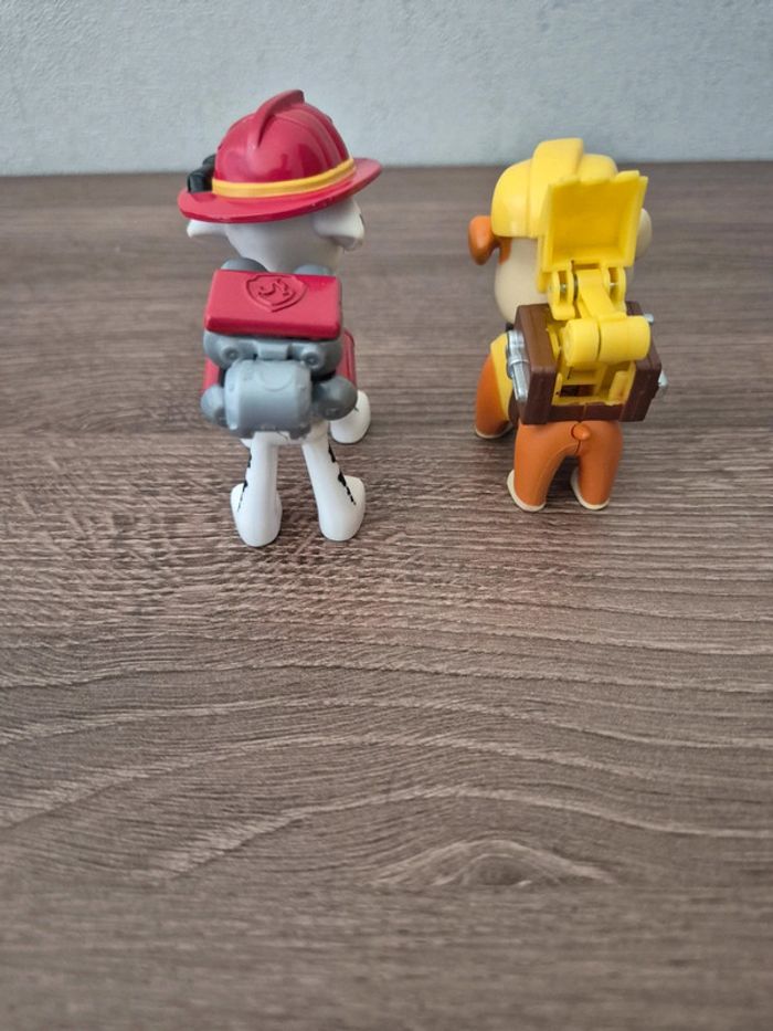 Lot de 2 figurines Pat Patrouille avec sacs articulés - photo numéro 4