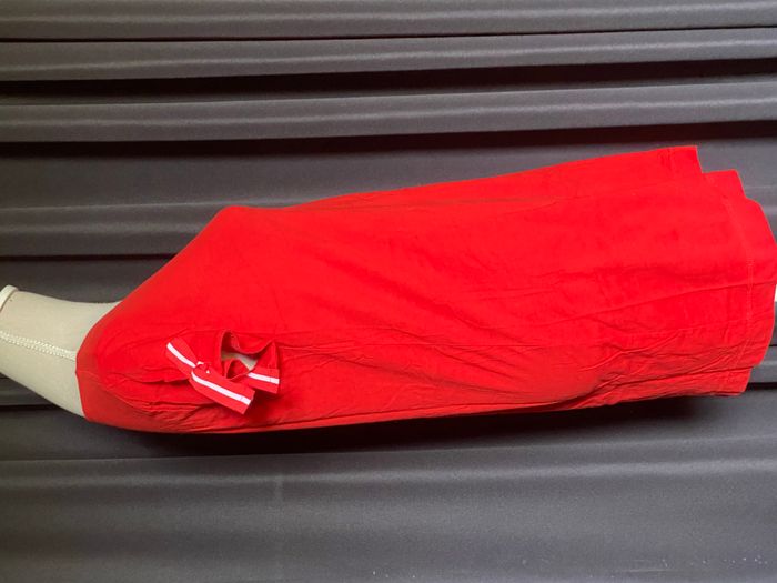 Robe t-shirt rouge - photo numéro 4