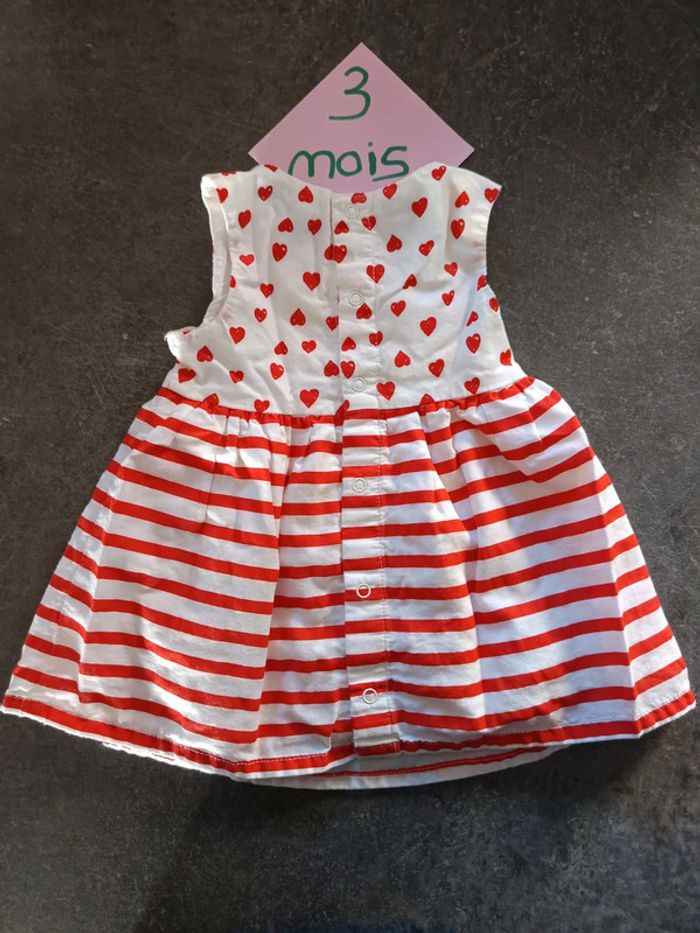 Robe été coeurs 3 mois - photo numéro 4