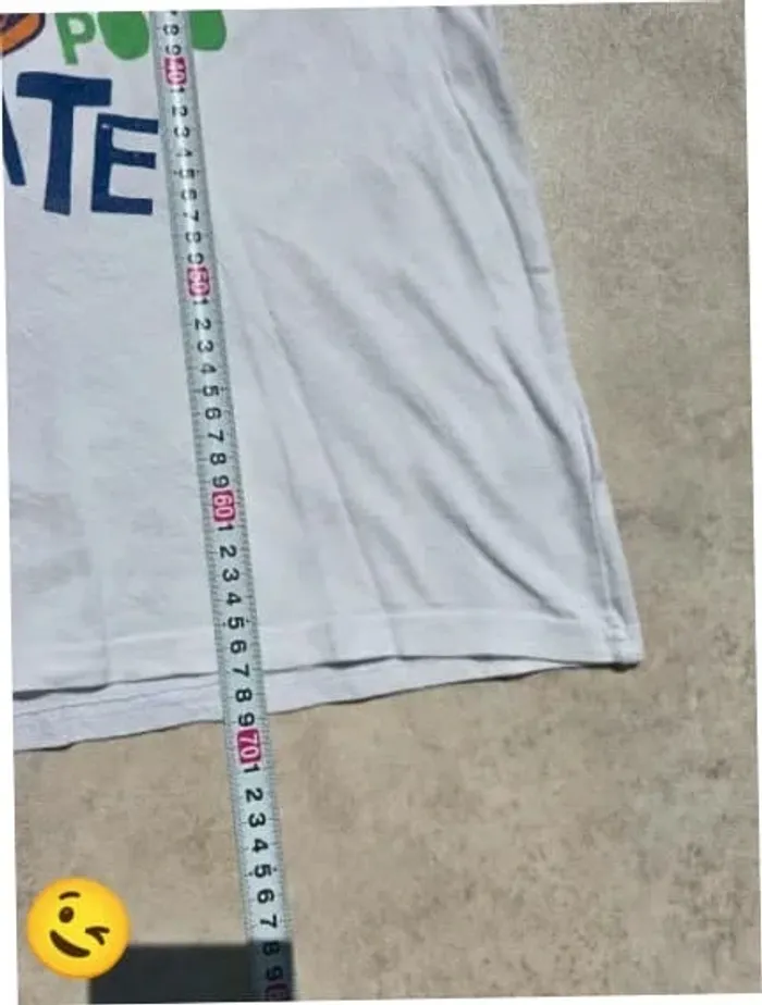 T-shirt Ralph Lauren XL coupe col rond blanc skate Homme Men tee035 - photo numéro 4