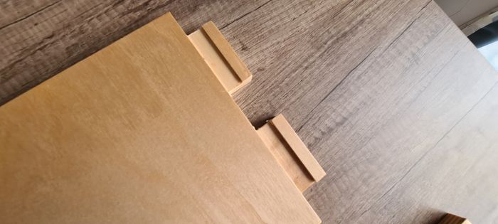 Support bois réglable pour travailler assis debout - photo numéro 5