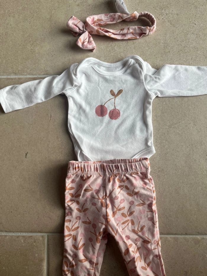 Ensemble bébé fille 3 pièces