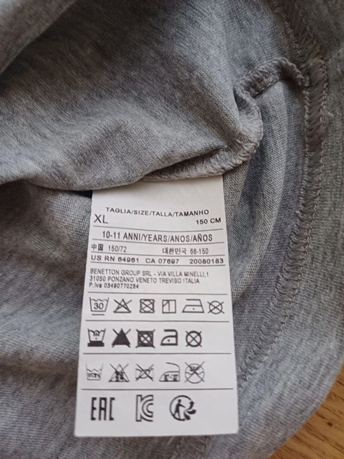 Lot de 2 tee-shirts Benetton à ML - photo numéro 5