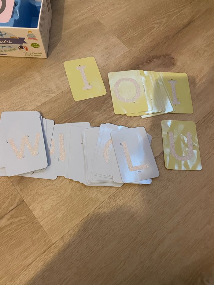 Lettres rugueuses Montessori - photo numéro 4