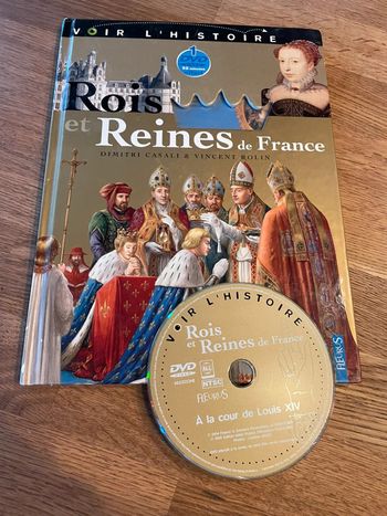 Livre Voir l’histoire avec 1 DVD Rois et Reines de France