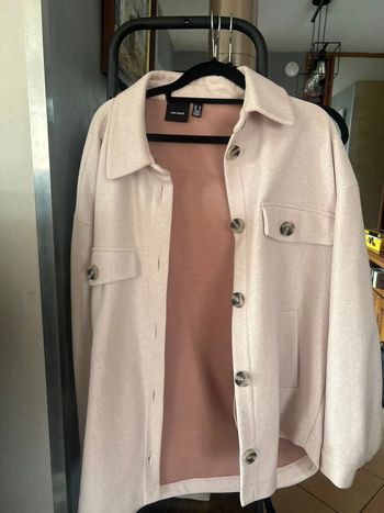 Veste chemise Vero Moda rose pâle