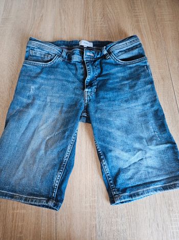 Short en jean homme