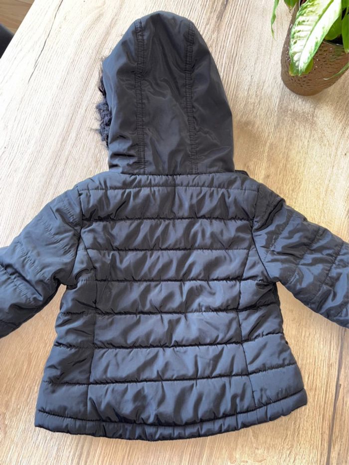 Doudoune mi saison Kiabi noir 3 ans - photo numéro 4