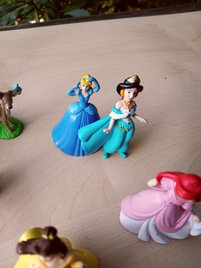 Lot de figurines décoratives miniatures princesses Disney - photo numéro 4