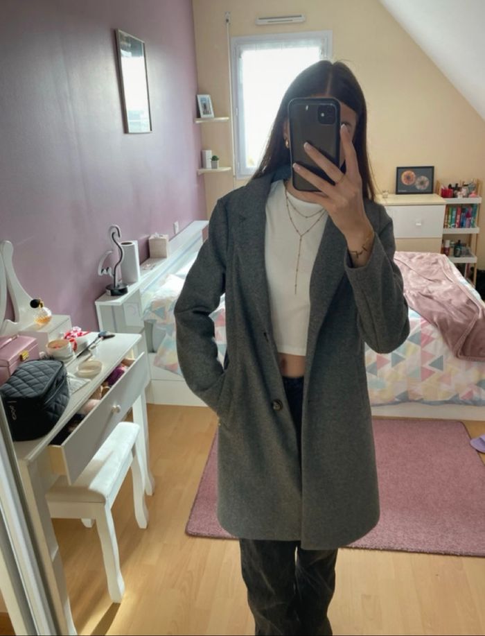 Manteau gris - photo numéro 3