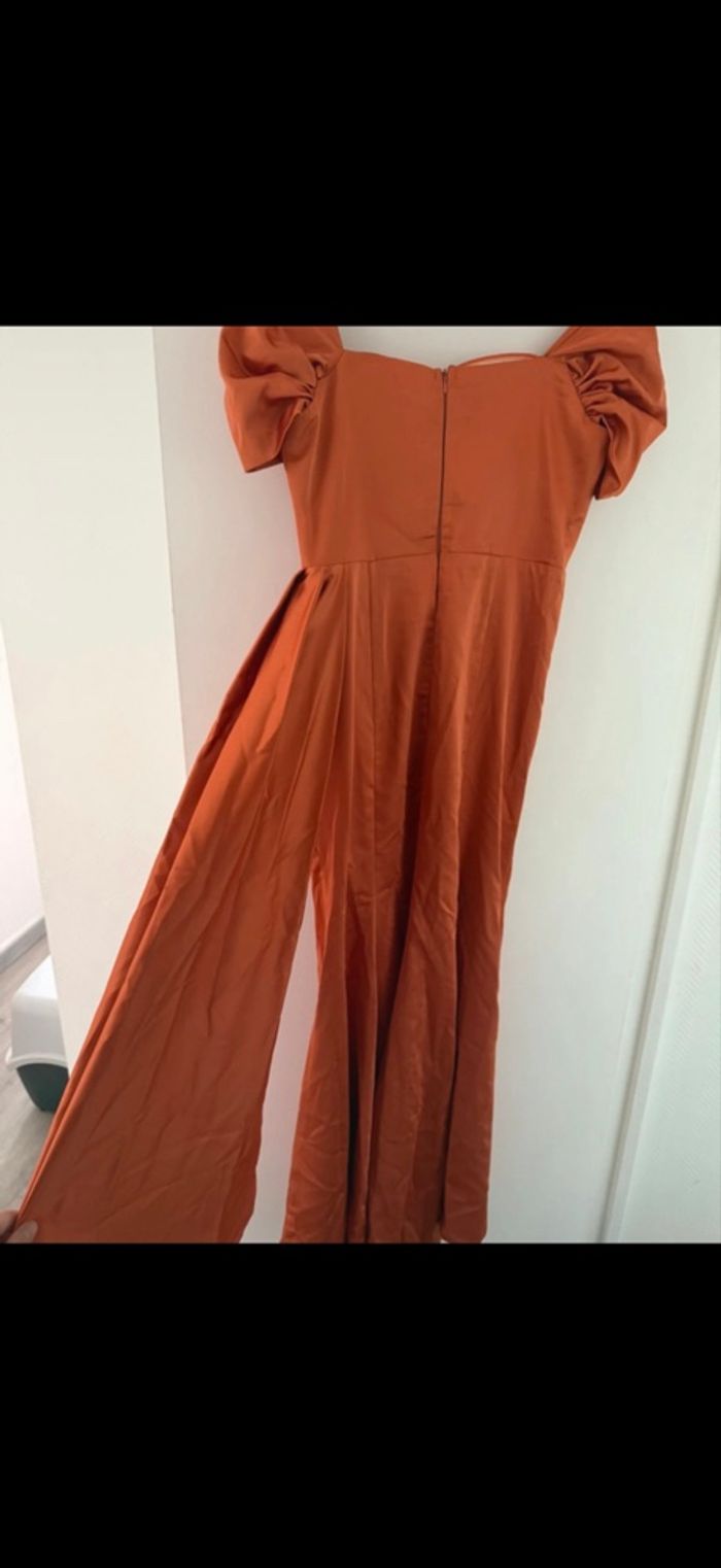 Robée de soirée orange - photo numéro 3