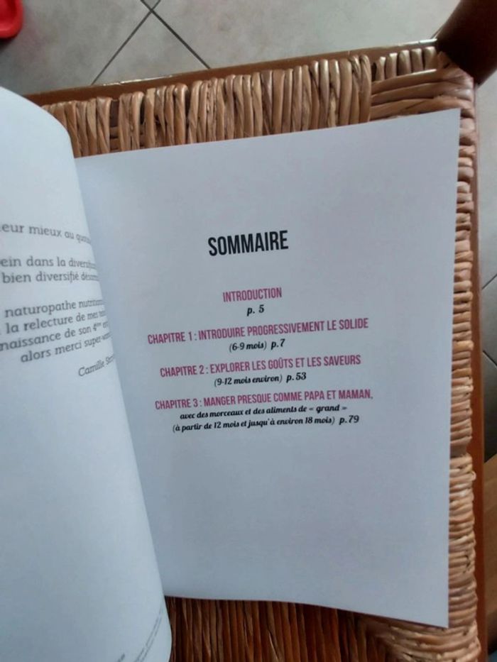 Livre recettes pour bébé neuf - photo numéro 3