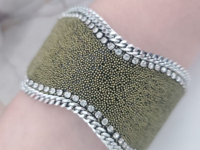Bracelet fantaisie vert - photo numéro 2