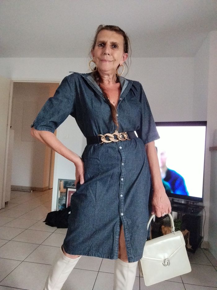 Robe en jean 👖 TEDDY'S 42/44 Neuve - photo numéro 3