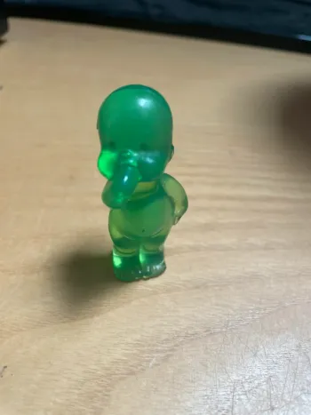 Figurine Vintage Magic Babies vert Fluo (1990)